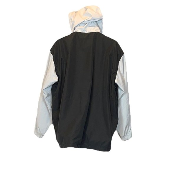 Carnival Cruise Men's Windbreaker Zip up Black Blue Grey Hooded Jacket Large L - Picture 8 of 11